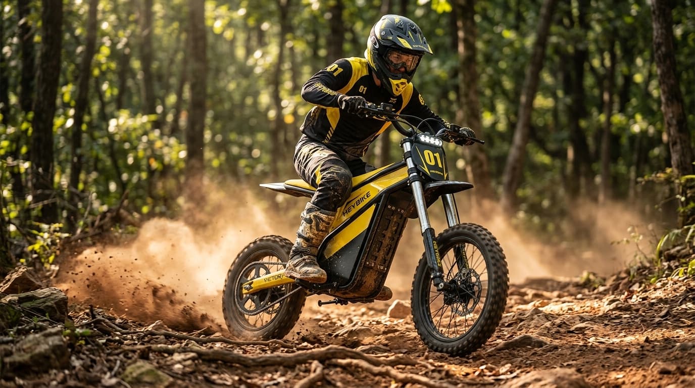 Heybike Villain compared to competing electric dirt bikes