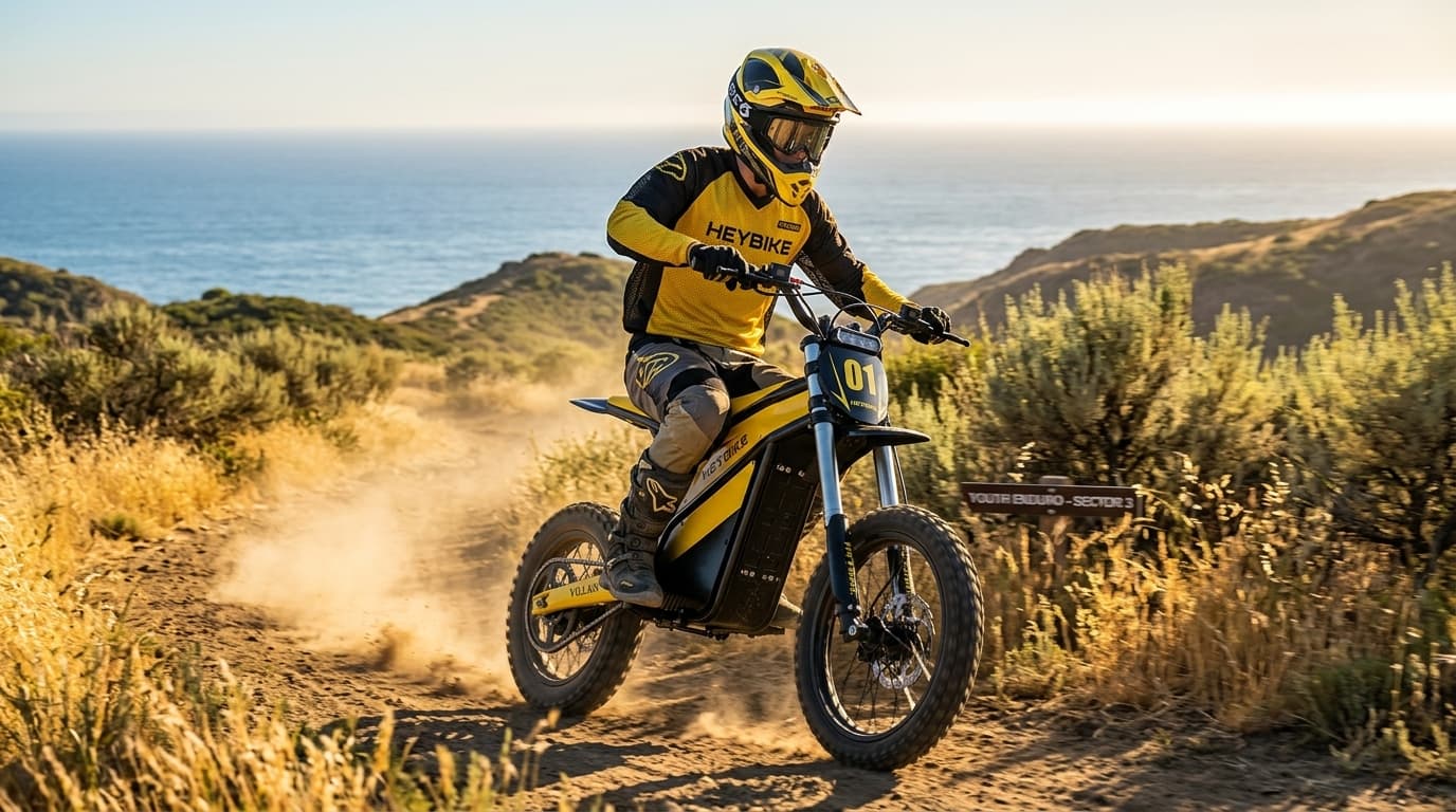Heybike Villain safety features for parents and teen riders